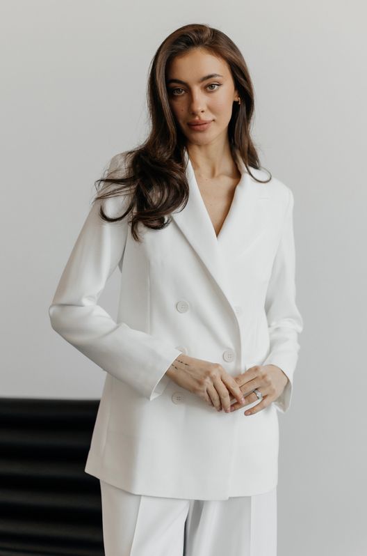 Піджак Смарт Білий