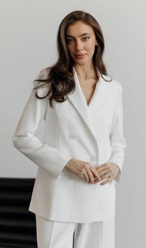 Піджак Смарт Білий