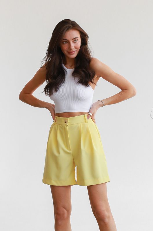 Шорты Смарт Лимонные