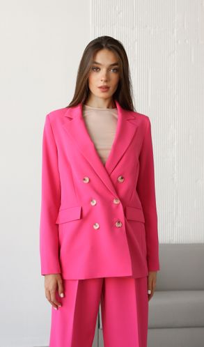 Пиджак Смарт Малиновый