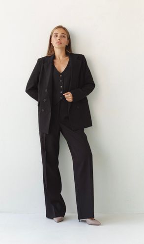 Костюм Трійка CHICAGO піджак Смарт жилет та штани-палаццо