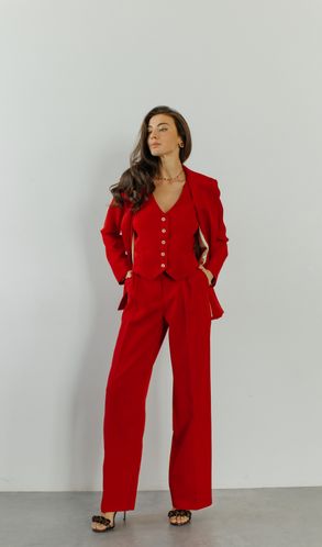 Костюм Трійка CHICAGO піджак Смарт жилет та штани-палаццо