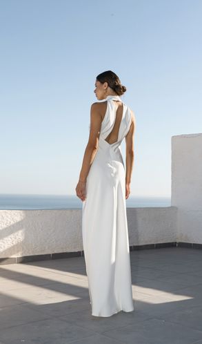 Свадебное лаконичное платье MERMAID MAXI с открытой спиной