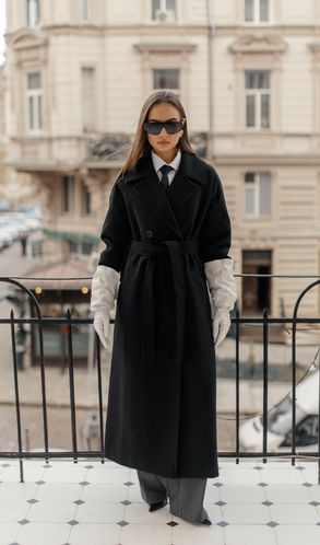 Зимове Пальто CLASSIC MAXI з кашеміру 