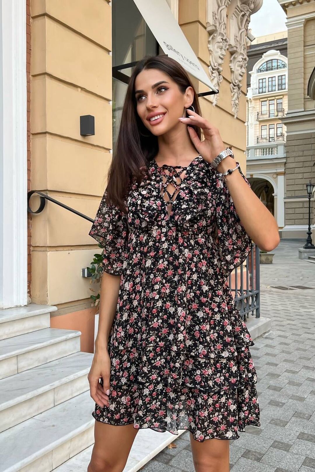Женские платья с цветочным принтом купить недорого в интернет-магазине GroupPrice